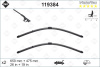 Комплект бескаркасных стеклоочистителей SWF Flat Blade OE SF384